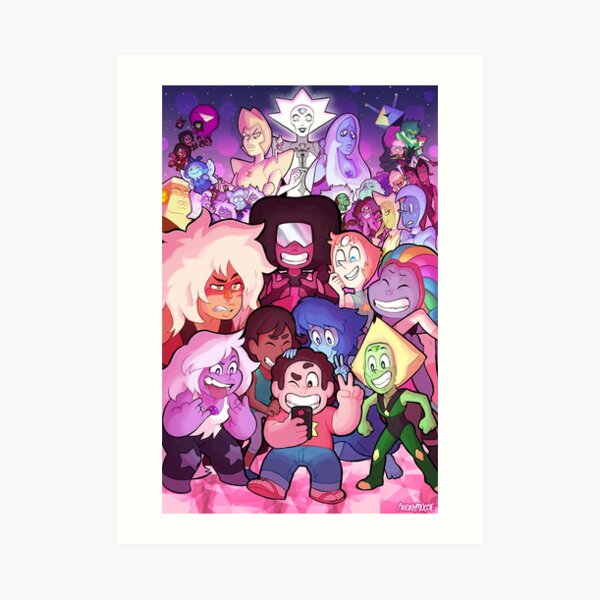 Steven Universe Portrait de famille Impression artistique