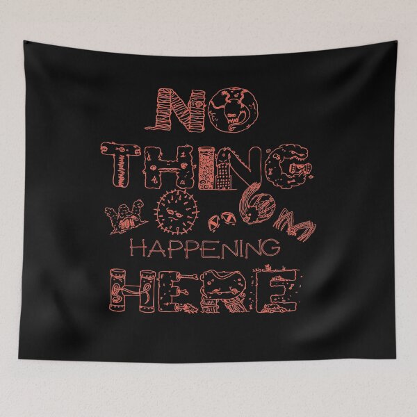 Item preview, Fun, Cute, Creepy Halloween Design - Nothing Happening Here - Teacher, Parent, Kids designed and sold by sparkpress.