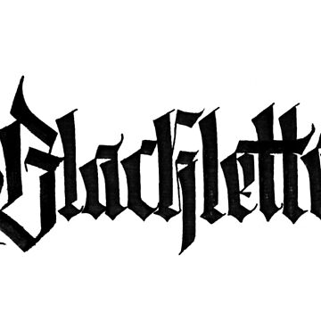 Artwork thumbnail, Blackletter calligraffiti by Letters shop Leo