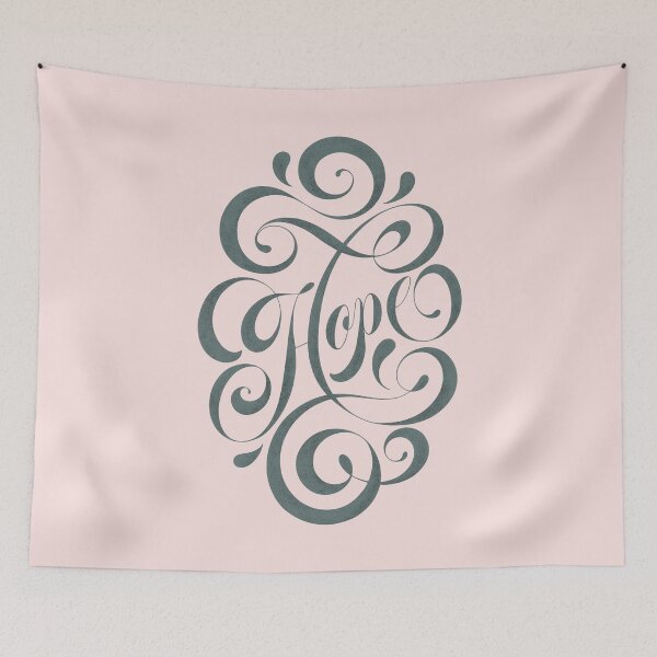 Item preview, Hope - in green & pink designed and sold by noviajonatan.