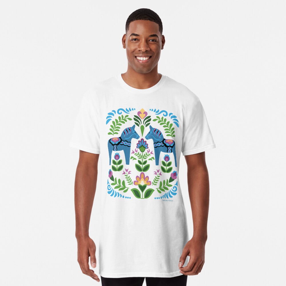 dala horse t shirt