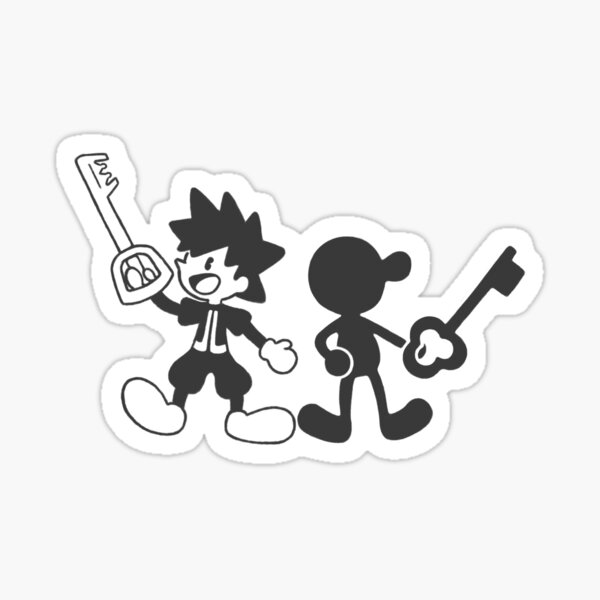 Mr. Game & Watch crowbar Sticker by KOSCs