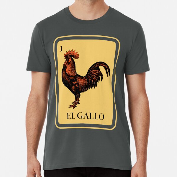 House of Locos El Gallo Loteria T-Shirt Navy / S