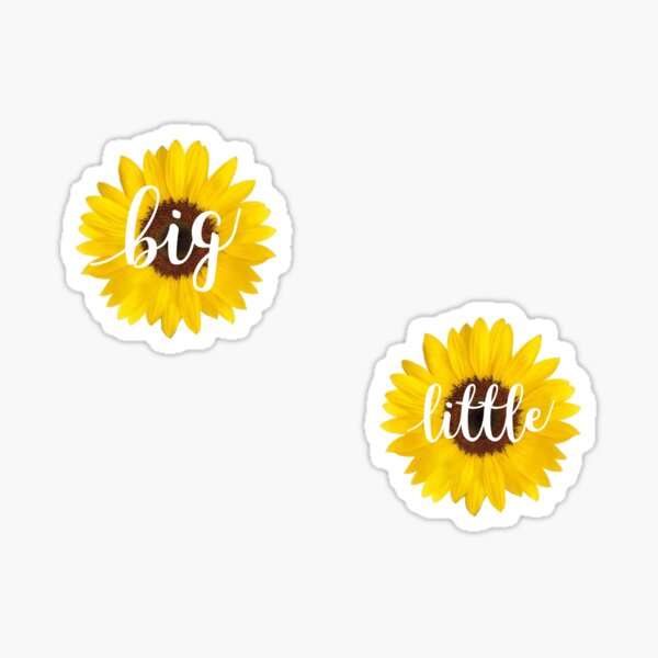 Big Little Sunflowers Sticker