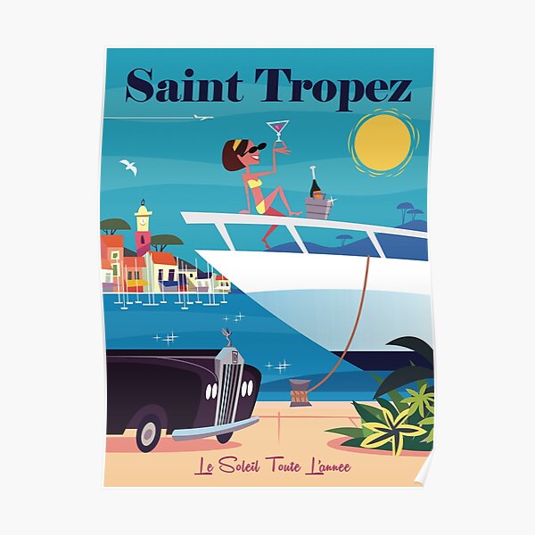 Affiche Saint Tropez Poster