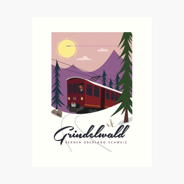 Grindelwald poster Art Print