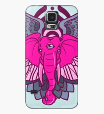 Bassdrop rosa Elefant Trifecta Hülle & Klebefolie für Samsung Galaxy