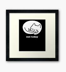 Cute Rescue Cat Lover / Pet Kitten Framed Print