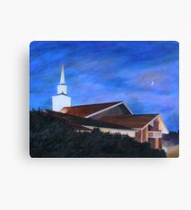Church at Nightfall Canvas Print