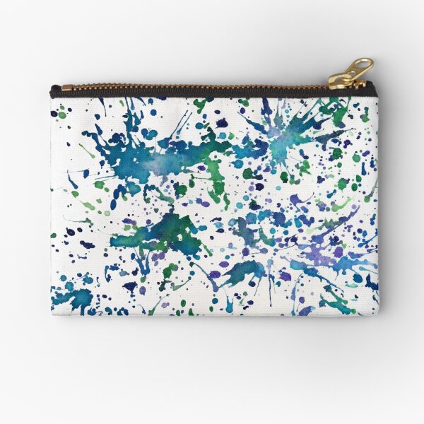Splatter Zipper Pouch