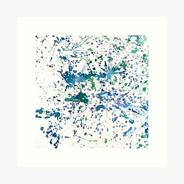 Splatter Art Print