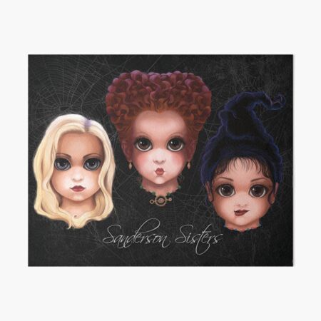 Sanderson Sisters (BITTY BADDIES) Art Board Print