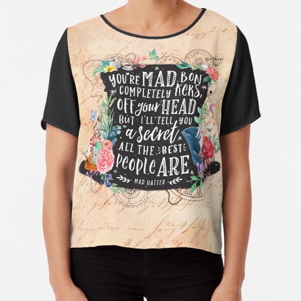Mad Hatter Chiffon Top