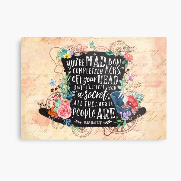 Mad Hatter Metal Print