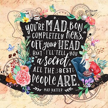 Artwork thumbnail, Mad Hatter by Stella Bookish Art