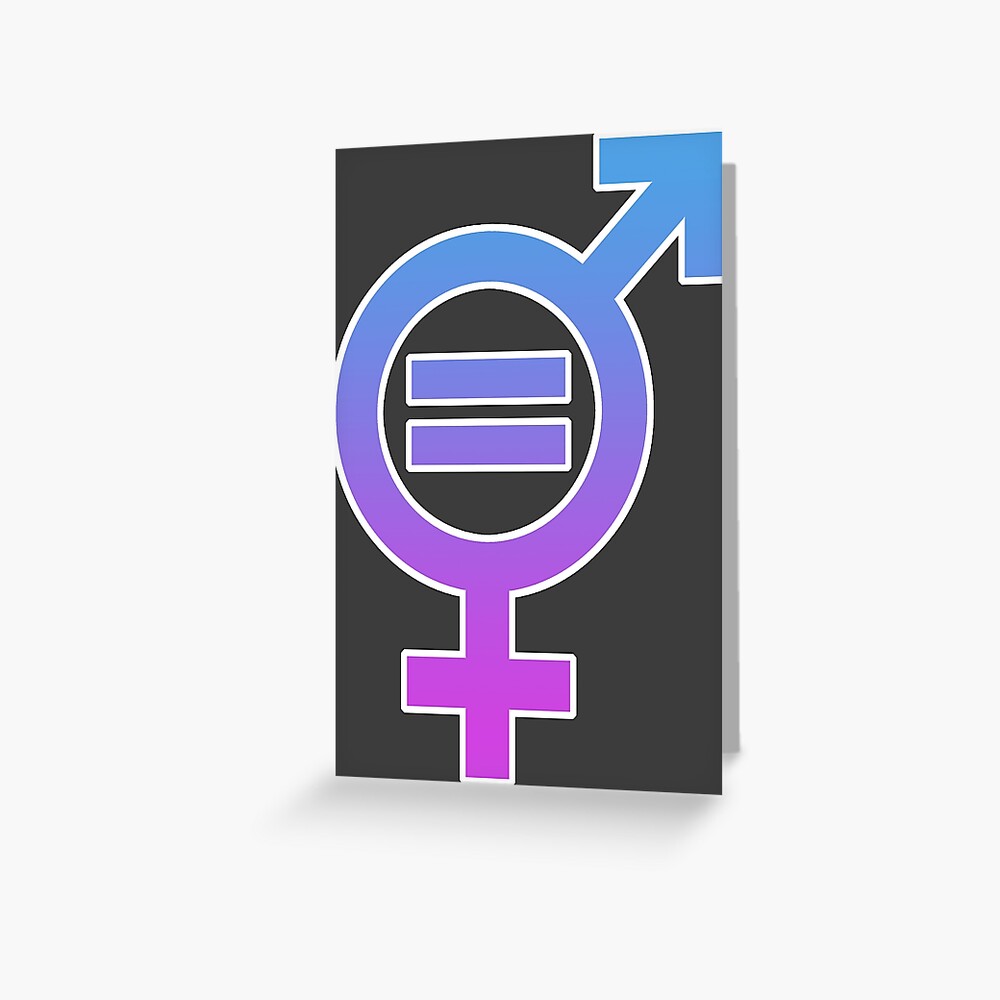 Gender equality symbol stock illustration. Illustration of heterosexual -  131480441