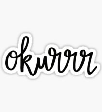 Pegatina script okurrr