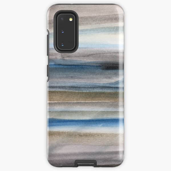 Brown and Blue Abstract Samsung Galaxy Tough Case