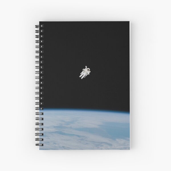 Alone in space Spiral Notebook