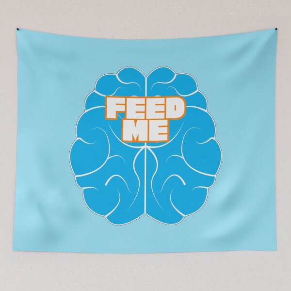Item preview, Brain, Feed Me! designed and sold by PromoteProgress.