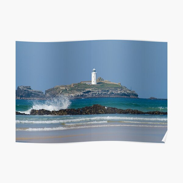 Godrevy Lighthouse, Cornwall Poster