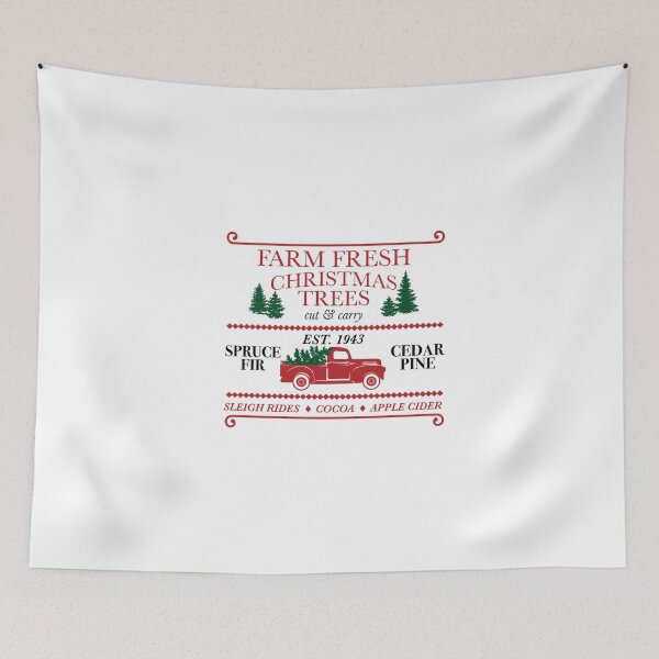 Item preview, Farm Fresh Christmas Trees designed and sold by cabindog.