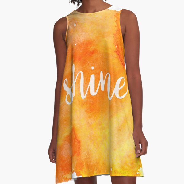 Shine A-Line Dress