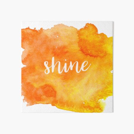 Shine Art Board Print