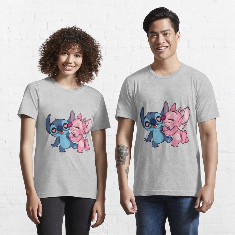 "stitch and angel " Tshirt for Sale by jessieisasome1 Redbubble