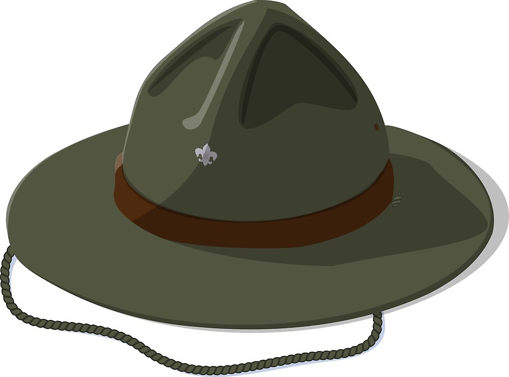 Boy Scout Troop Leader Hat\