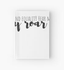 Womanly roar Hardcover Journal