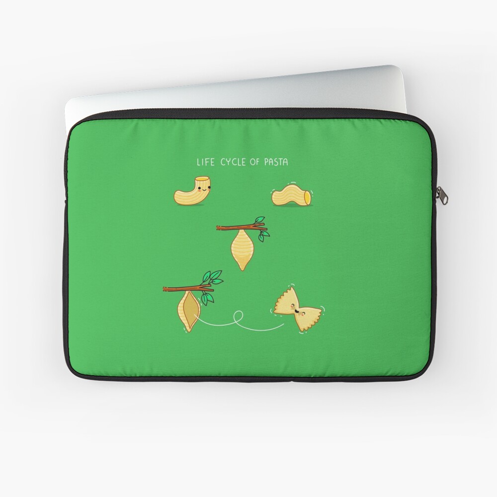 Life cycle of pasta Laptop Sleeve