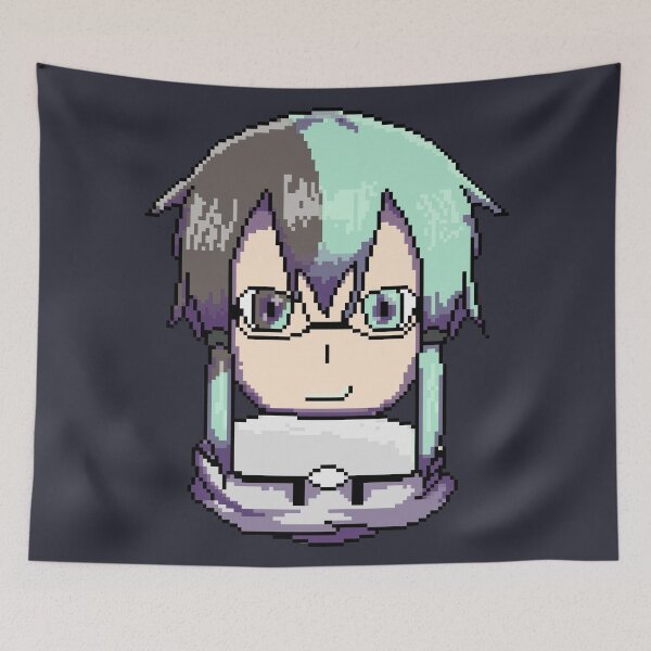 Item preview, Sinon/Ashido pixel art designed and sold by Aru's Wares.