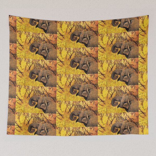 Item preview, Elephant Having A Tasty Morning Snack designed and sold by CarolM.
