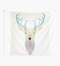 white deer Wall Tapestry