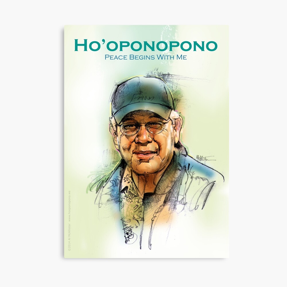 "Ho'oponopono Dr. Ihaleakalá Hew Len" Canvas Print by