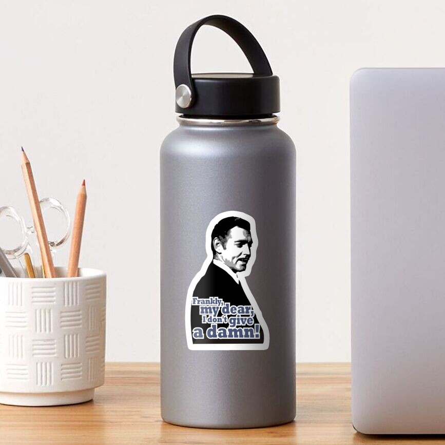 Frankly, my dear, I don't give a damn! Sticker