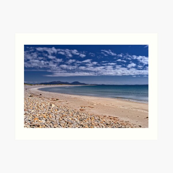 Benbecula: Miles and Miles of Golden Sand Art Print