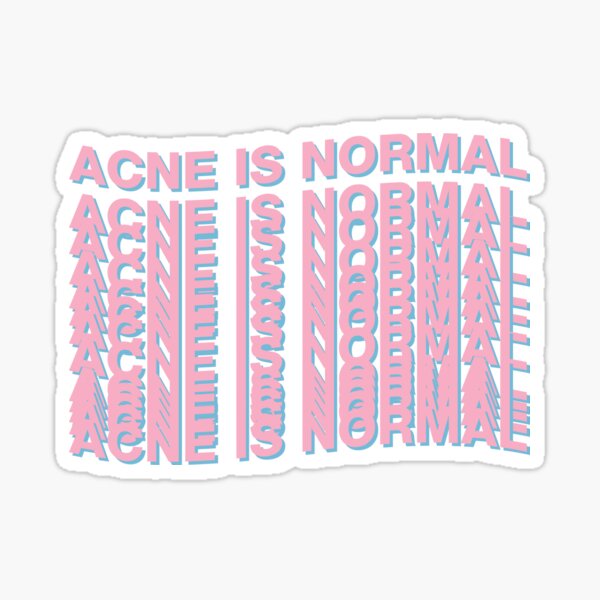 Acne Stickers Redbubble