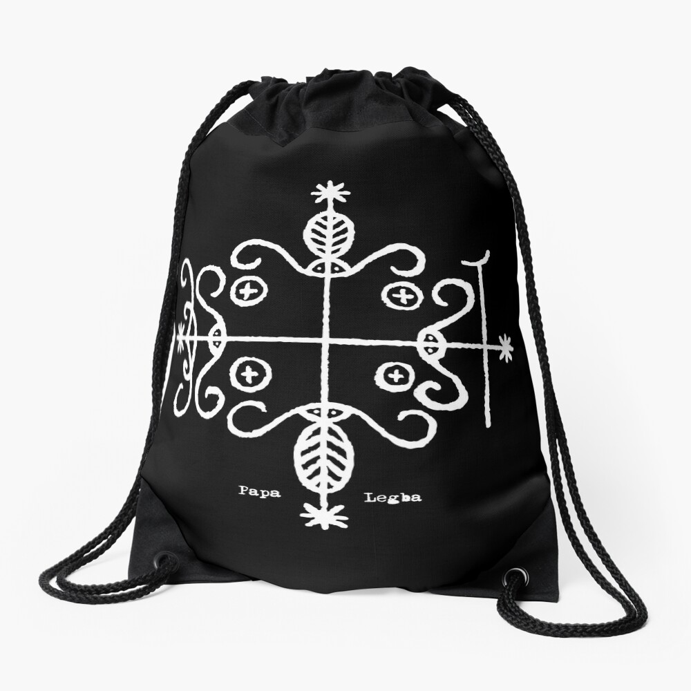 Papa Legba Drawstring Bag