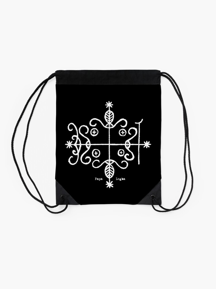 Alternate view of Papa Legba Drawstring Bag