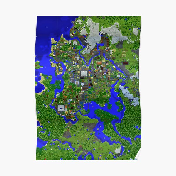 Minecraft Map Gifts Merchandise Redbubble