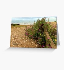 Whitstable Beach Greeting Card