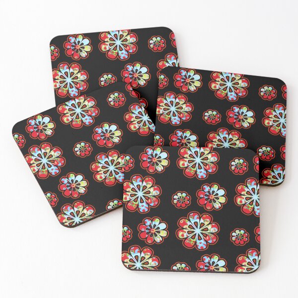 Item preview, Asian Floral in Black designed and sold by Sharon Schwalbe.