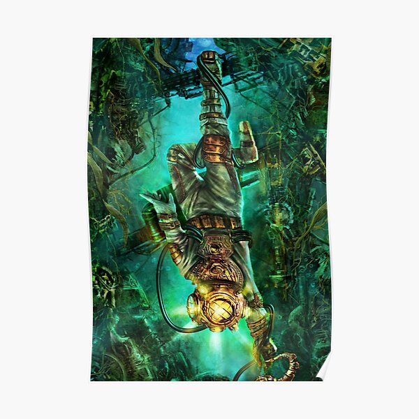 Steampunk Diver Poster