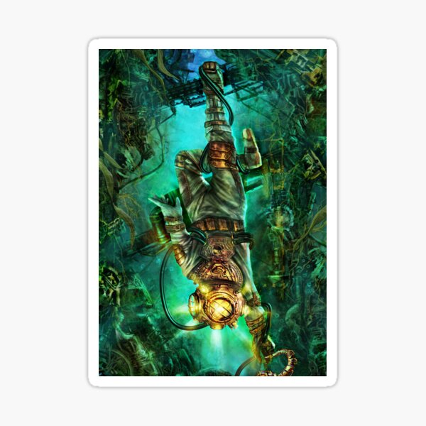 Steampunk Diver Sticker