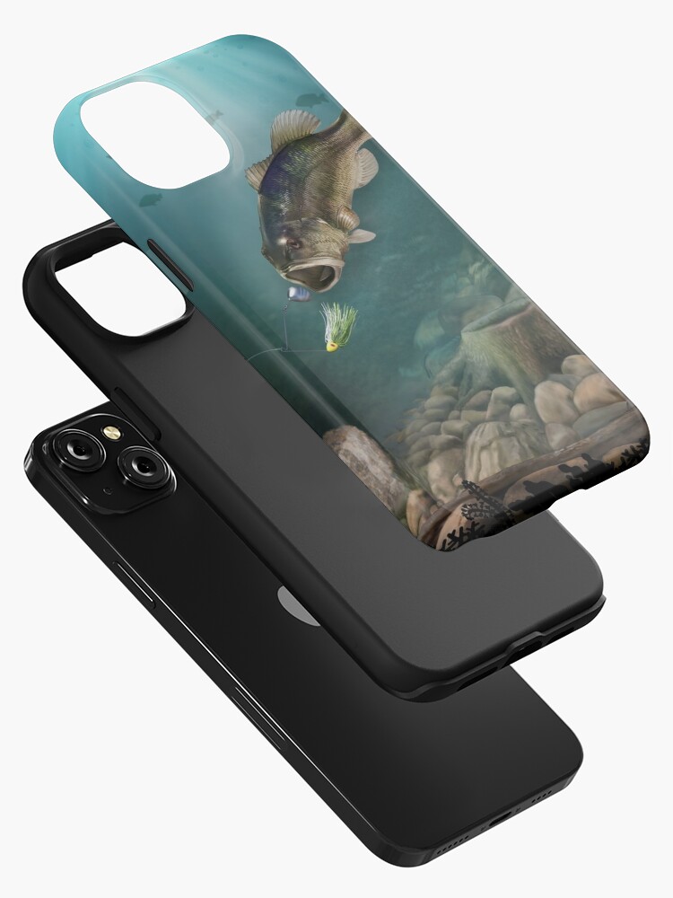 iPhone SE (2020) / 7 / 8 Personalized largemouth bass fishing  tattoo Case : Cell Phones & Accessories