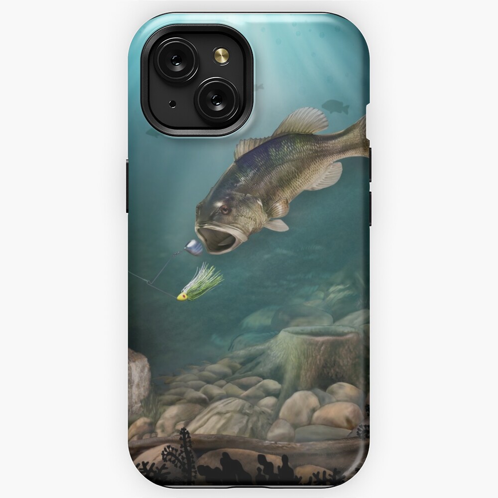 Largemouth Bass Chasing A Spinnerbait Lure iPhone Case for Sale by Markus  Ziegler