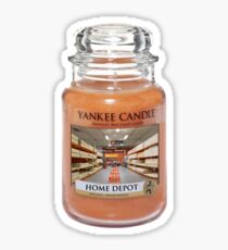 Home Depot Candle Sticker
