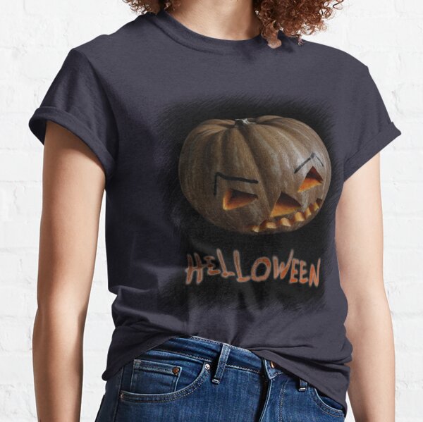 Green Wicked Pumpkin T-shirt -Rose Khan Designs 